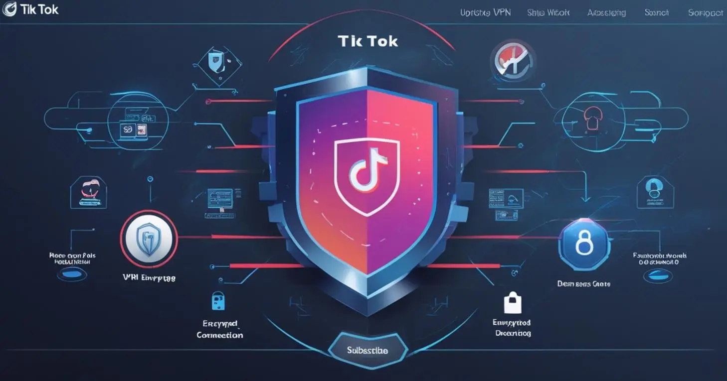TikTok trending sounds page showing regional differences between US and UK markets with VPN server locations highlighted