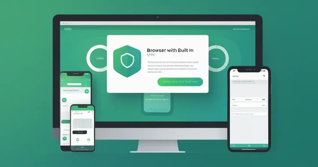 browsers with built in vpn steps