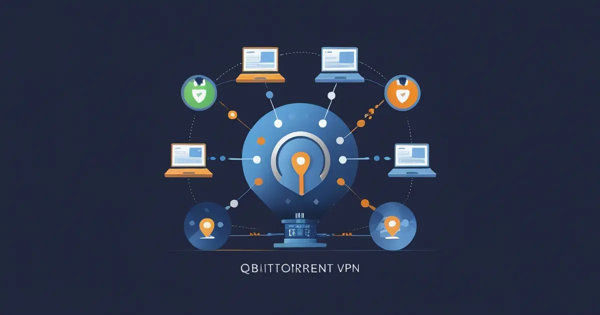 qBittorrent VPN binding configuration interface — secure torrenting setup tested in 2026
