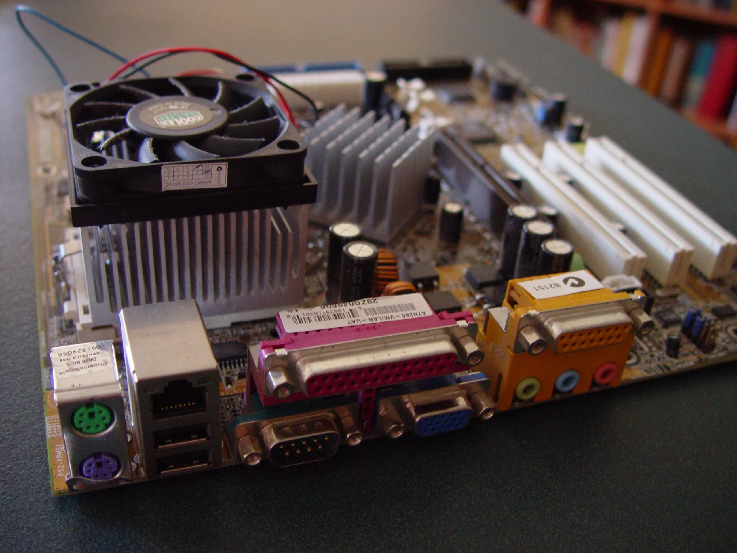 Computer CPU and cooling fan, the hardware that suffers most when antivirus isn't a resource-light choice
