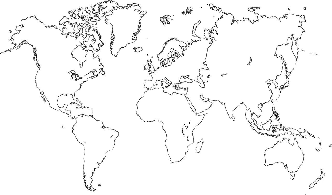 VPN server locations world map