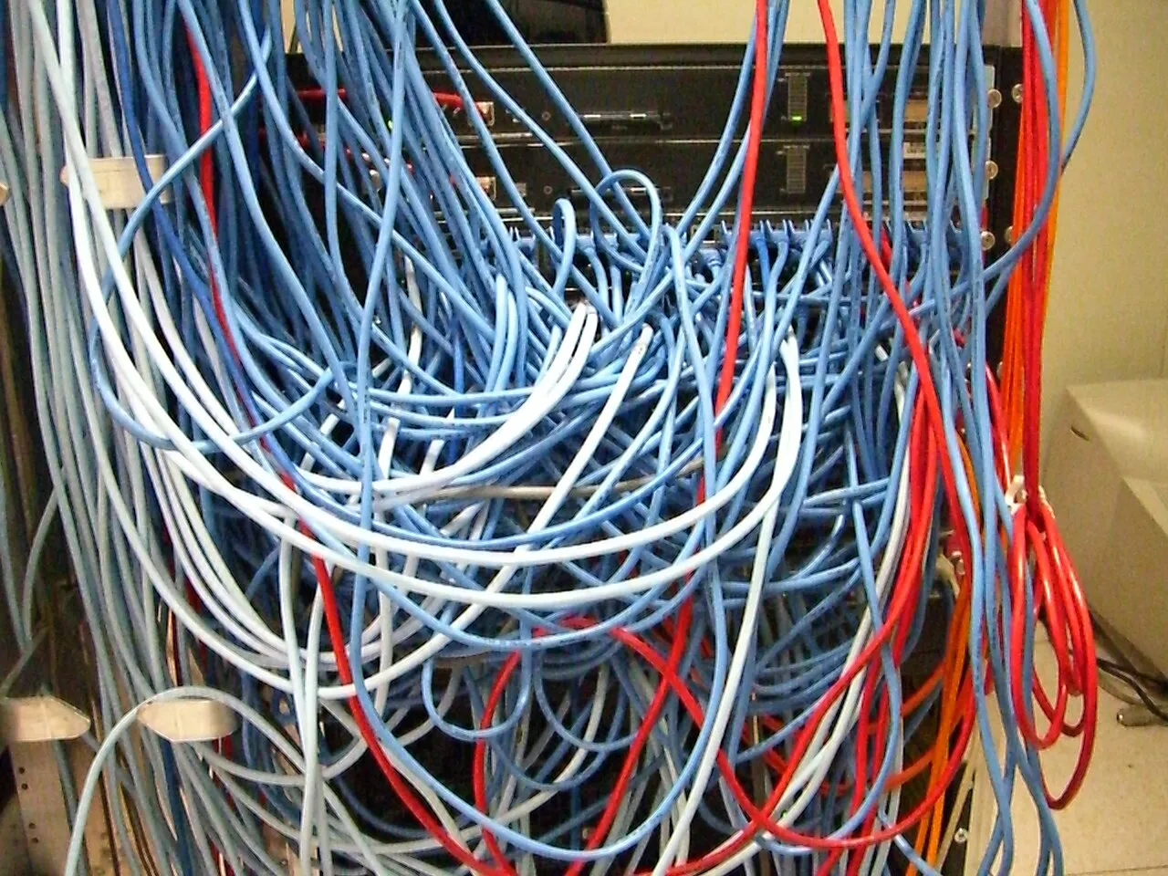 Ransomware removal — network infrastructure representing the isolation step