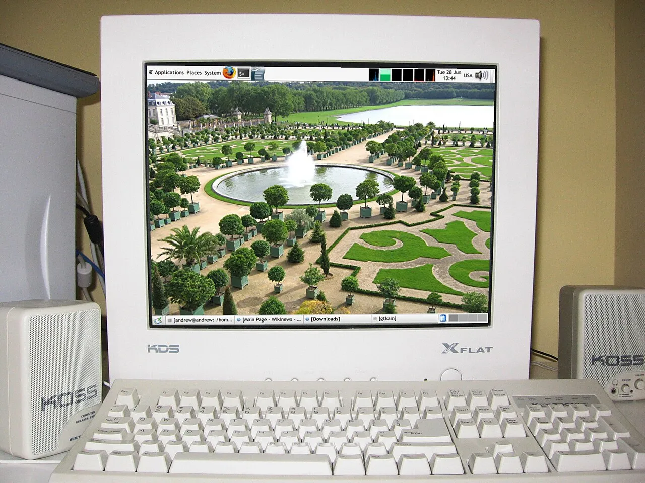Signs your computer has a virus — checking a computer monitor for unusual activity