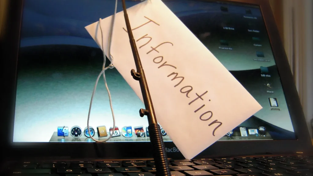 Person reviewing a suspicious message, illustrating how to spot a phishing email before clicking