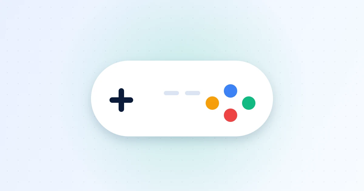Game controller illustration for online gaming